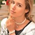 Бял комплект колие с гривна Star crossed(A3537) 