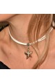 Бял чокър White star(A3540)