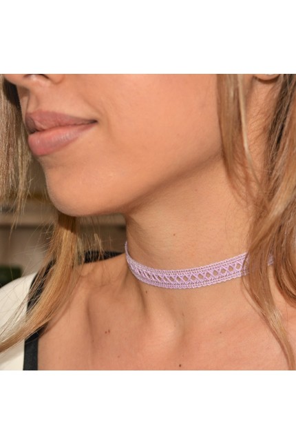 Нежен чокър Lilac love(A3543) 
