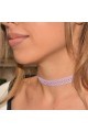 Нежен чокър Lilac love(A3543) 