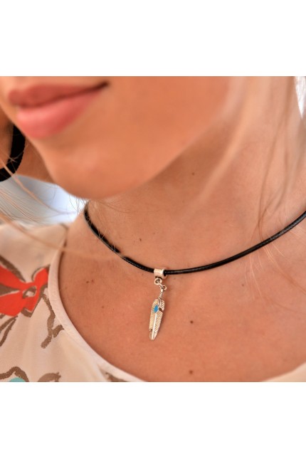 Колие Cute feather(A3544)