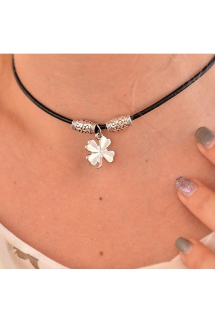 Красиво колие Lucky clover(A3555)
