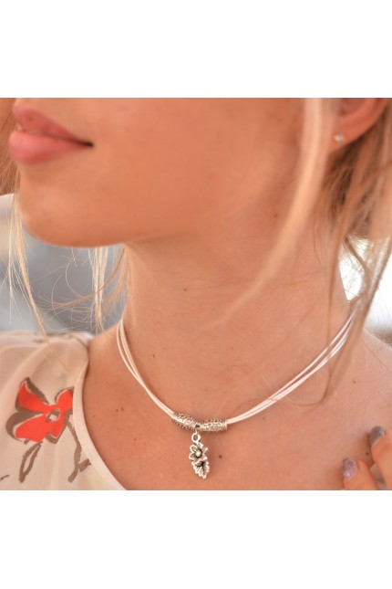 Колие White flower(A3557)